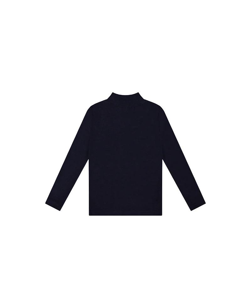 Deux par Toddler Girl (2T-5T) Brushed Rib Mock Neck