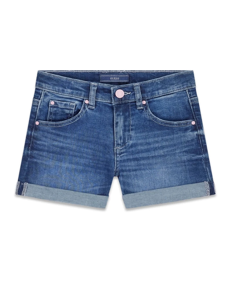 Guess Girls' 8-16 Stretch Denim Shorts