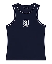 Guess Girls' 7-16 Hip-Length Cut Tank Top