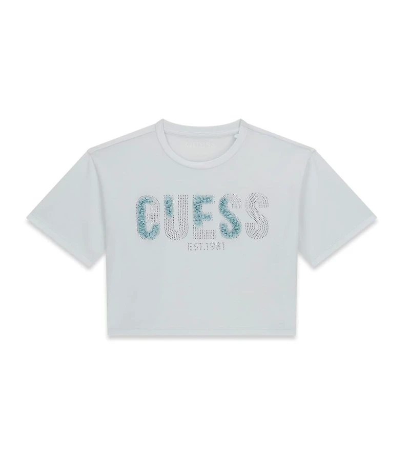 Guess Girls' 7-16 Midi Length Short-Sleeve T-Shirt