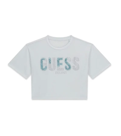 Guess Girls' 7-16 Midi Length Short-Sleeve T-Shirt
