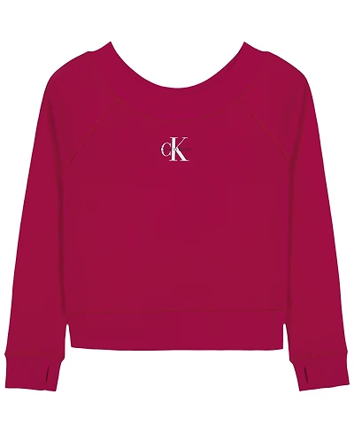 Calvin Klein Girls' 7-16 Long-Sleeve T-Shirt