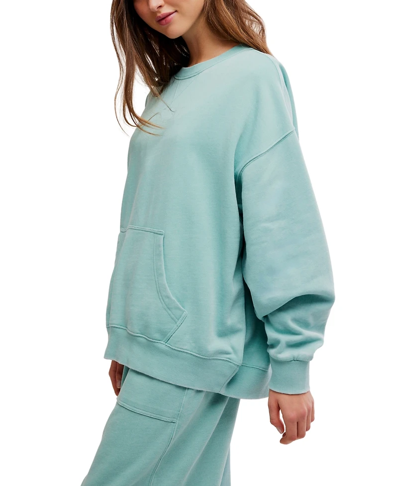 Free People Women's Slow It Down Pullover Sweatshirt