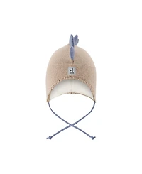 Deux par Deux Toddler Boy (2T - 3T) Dino Winter Peruvian Knit Hat