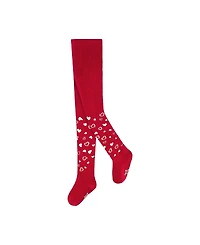 Deux par Deux Toddler Girl's (3-4) Knit Heart Tights