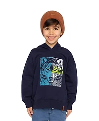 Deux par Little and Big Boy Fleece Hooded Sweatshirt