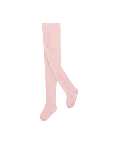 Deux par Deux Toddler Girl ( size 3,4 ) Knit Textured Tights Dusty