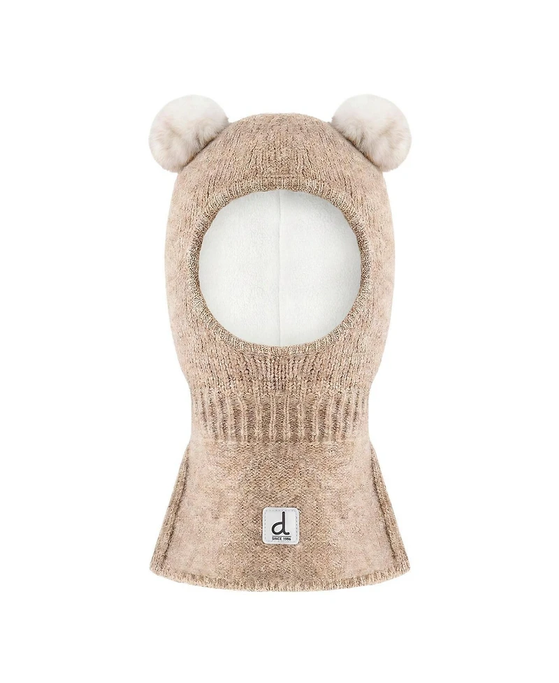 Deux par Deux Toddler Unisex (2-4) Knit Bear Balaclava