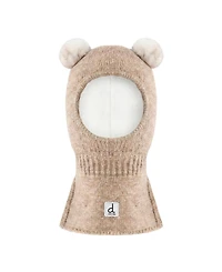 Deux par Deux Toddler Unisex (2-4) Knit Bear Balaclava