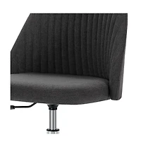 HomeRoots Adjustable Height Swivel Rolling Office Chair