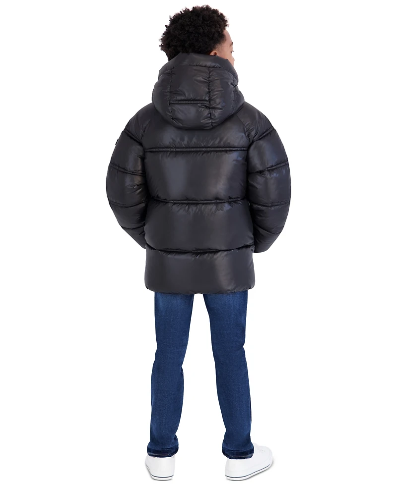 Michael Kors Boys' 5-16 Heavyweight Shine Puffer Jacket