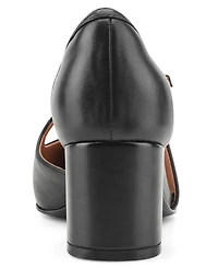 Easy Spirit Women's Nerina eFlex Leather d'Orsay Asymmetrical Pumps