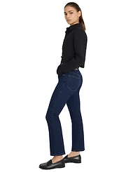 Good American Women's Mid-Rise Straight-Leg Jeans, Regular & Plus