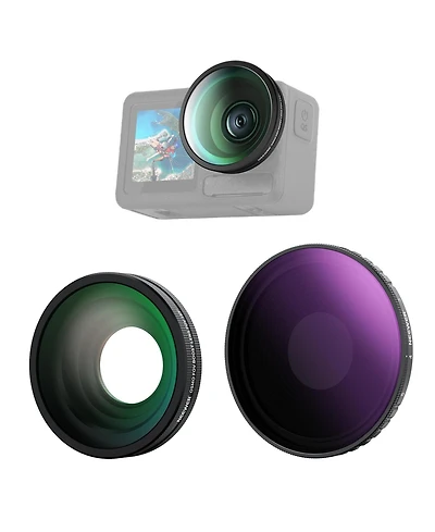 Neewer Fl-54 Camera Lens Accessory with ND8-32 for select Dji Osmo Action models