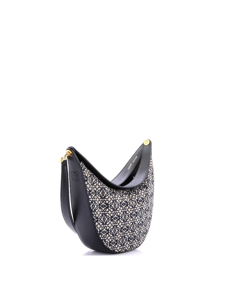 Pre-Owned Loewe Luna Hobo Anagram Jacquard