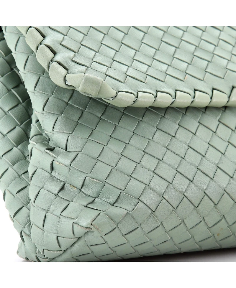 Pre-Owned Bottega Veneta Small Olimpia Shoulder Bag Intrecciato Nappa
