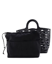Pre-Owned Balenciaga Large Neo Basket Bag Cutout Embossed Leather