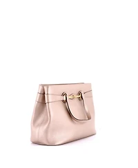 Pre-Owned Gucci Medium Bright Bit Convertible Tote Leather