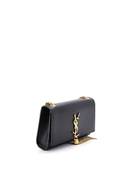 Pre-Owned Saint Laurent Small Classic Monogram Tassel Crossbody Bag Leather