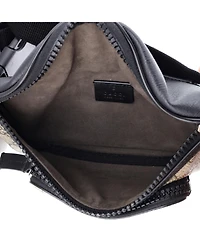 Pre-Owned Gucci Medium Eden Waist Bag Gg Coated Canvas