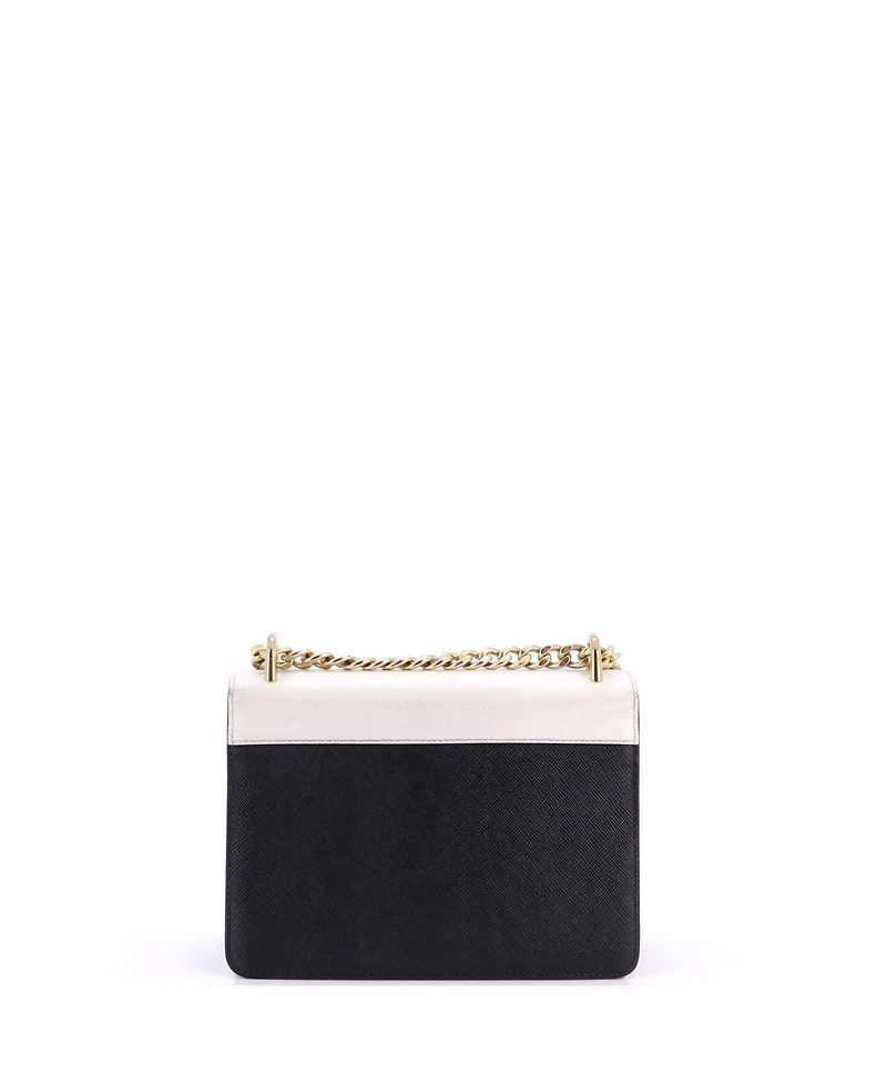 Pre-Owned Prada Small Chain Flap Bag Saffiano Leather