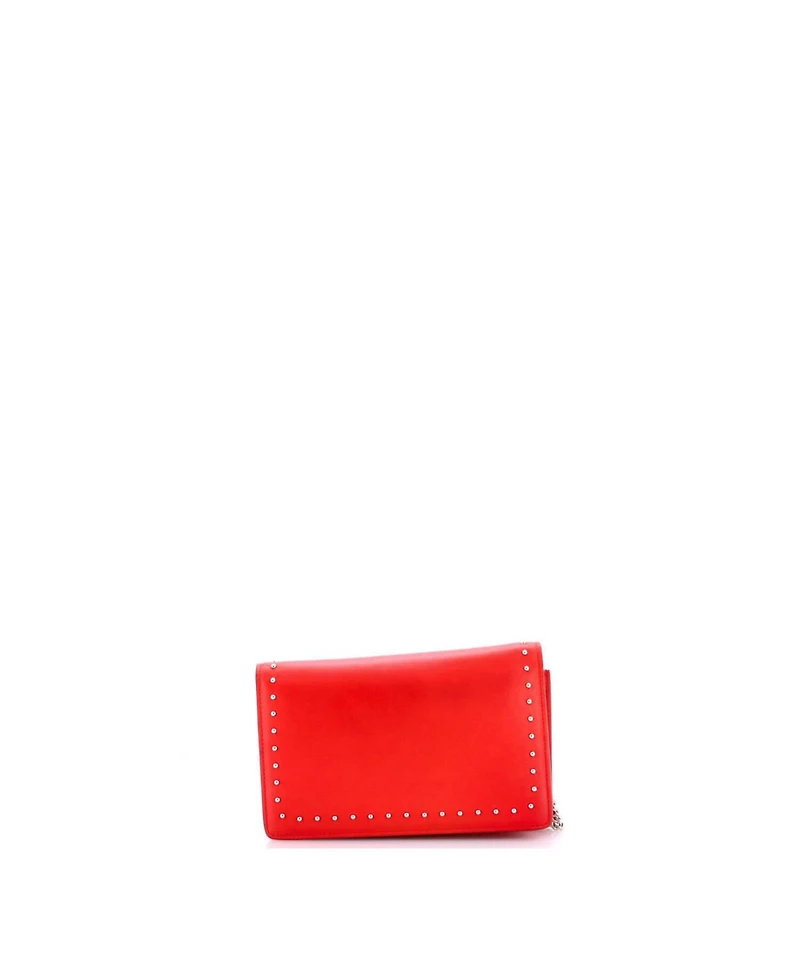 Pre-Owned Givenchy Pandora Chain Wallet Studded Leather