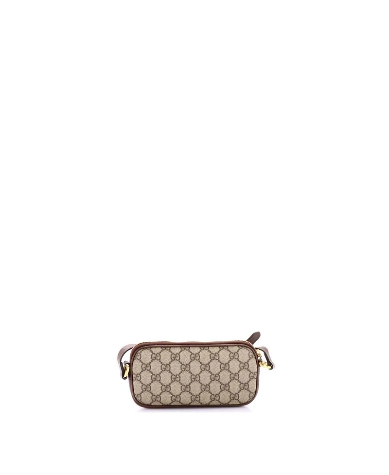Pre-Owned Gucci Mini Ophidia Crossbody Bag Gg Coated Canvas