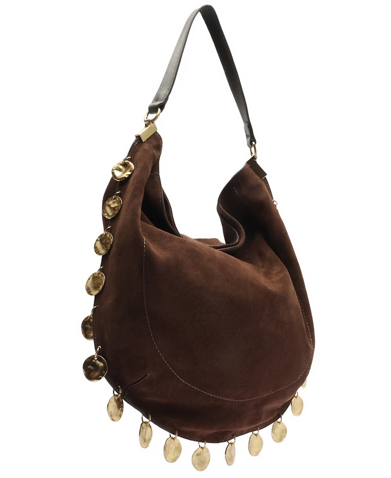 Arezzo Kira Large Leather Hobo Handbag
