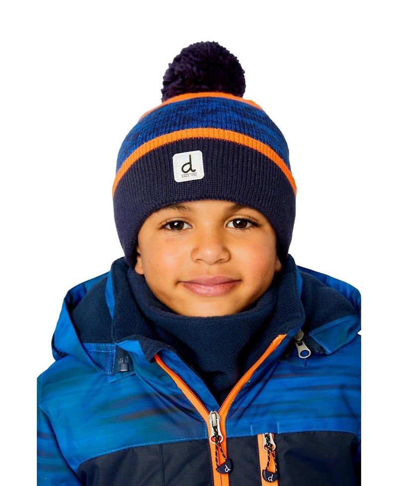 Deux par (5-14) Winter Knit Hat with Pompom