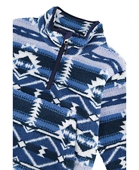 Deux par Toddler Boy (2T-5T) Mid-Season Plush Pullover Jacket Aztec