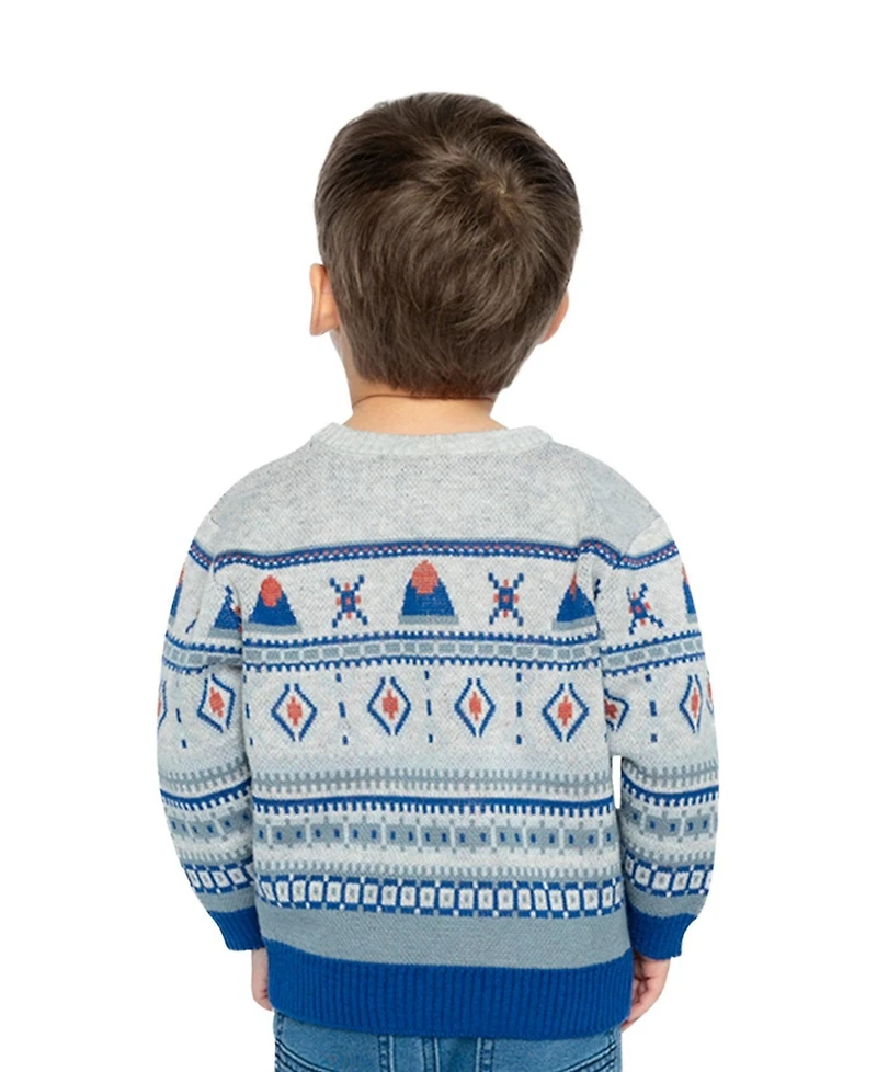 Deux par Baby Boys (12M-24M) Jacquard Knit Sweater