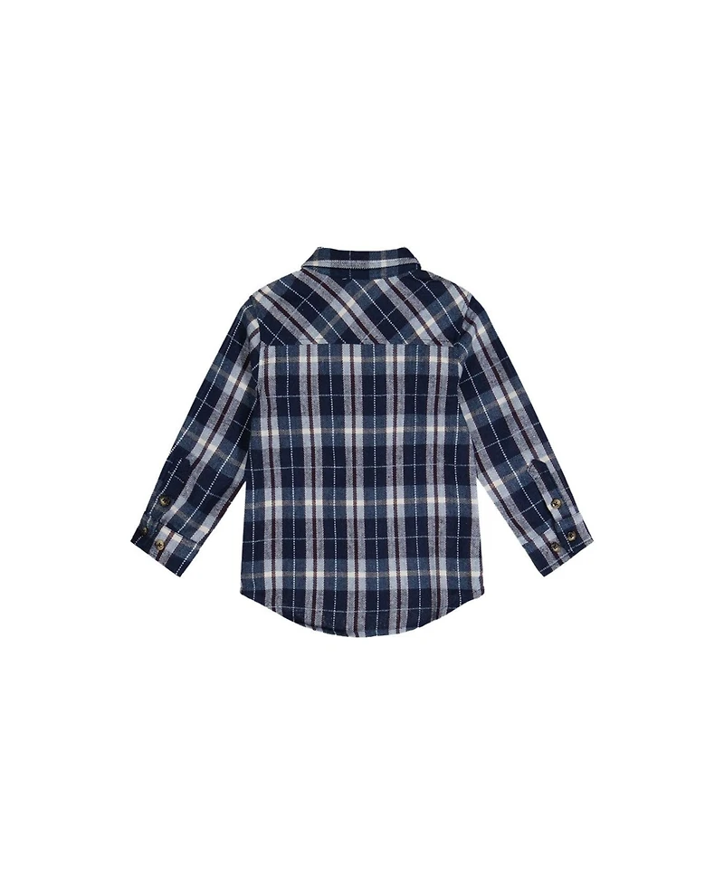 Deux par Toddler Boy (2T-5T) Flannel Shirt