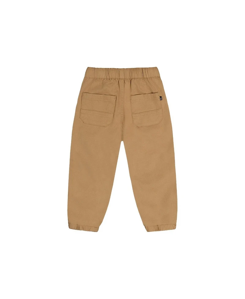 Deux par Little and Big Boy (6-12) Stretch Canvas Jogger Pants