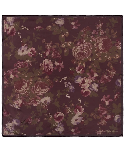 Lauren Ralph Floral Small Square Scarf
