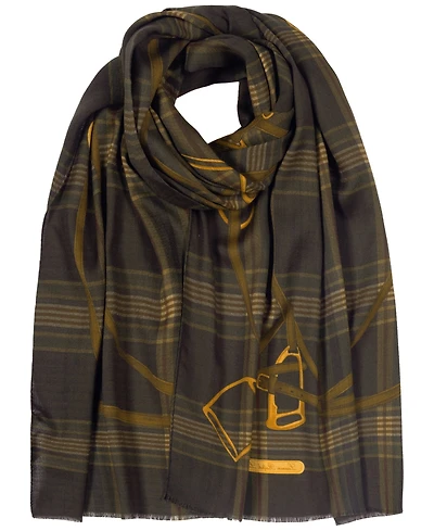 Lauren Ralph Lauren Plaid Belting Wrap
