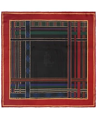 Lauren Ralph Lauren Logo Ribbon Border Square Scarf
