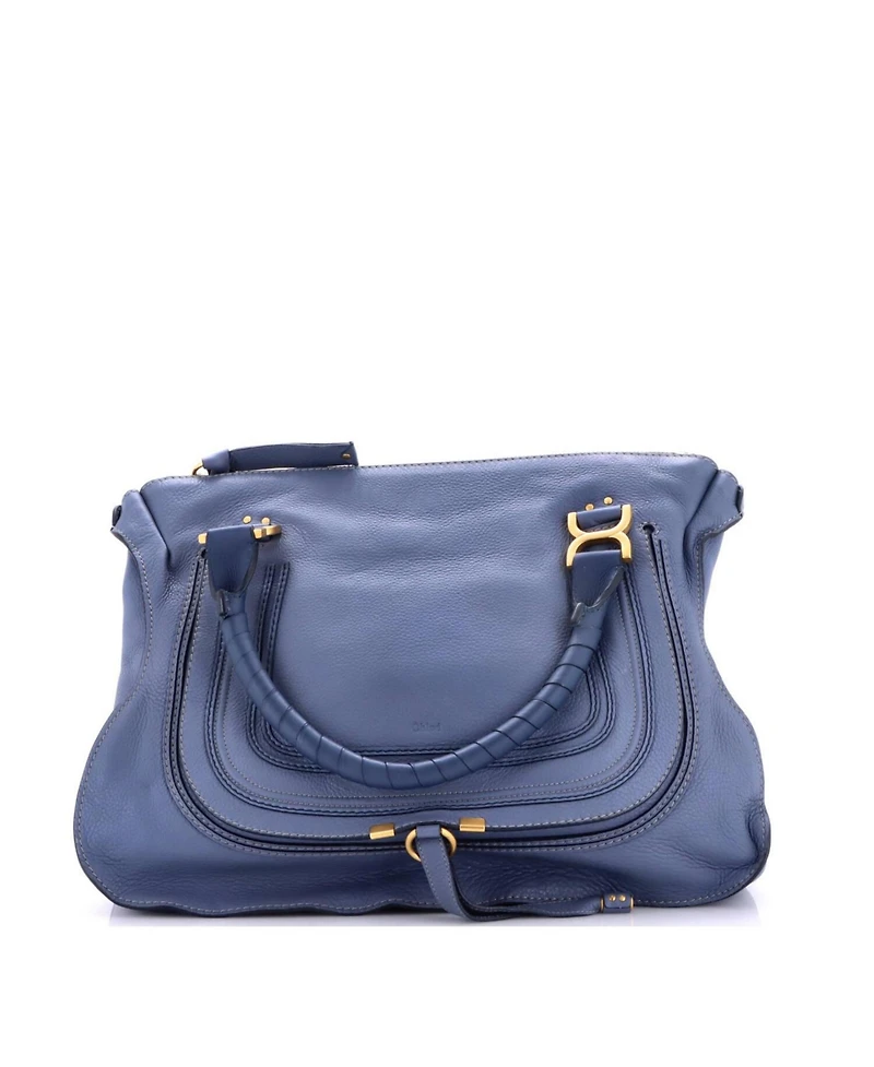 Pre-Owned Chloe Large Marcie Shoulder Bag Leather