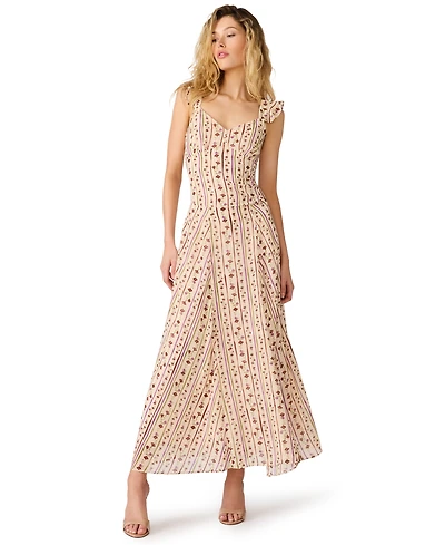Steve Madden Women's Estela Sweetheart Fit & Flare Ankle Dress