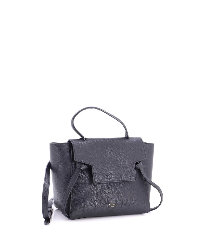 Pre-Owned Celine Pico Belt Bag Textured Leather