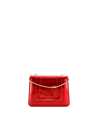 Pre-Owned Bvlgari Small Serpenti Forever Square Shoulder Bag Metallic Leather