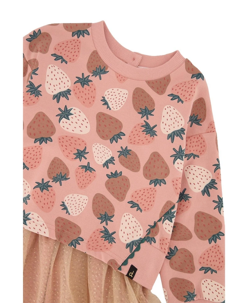 Deux par Little and Big Girl's (6-12) Bi-Material Dress