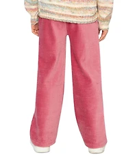 Deux par Toddler Girls 2T to 5T Velour Flare Pants Raspberry