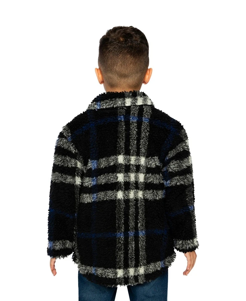 Deux par Little Boys (6-12) Zipped Overshirt