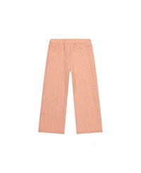 Deux par Little and Big Girl (6Y - 14Y) Wide Leg Jacquard Pants