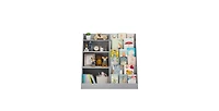 Flynama 4-Tier Kids Mdf Bookshelf, Multi-use Toy and Book Storage Unit for Nursery Playroom Bedroom