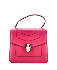 Pre-Owned Bvlgari Small Serpenti Forever Top Handle Bag Leather