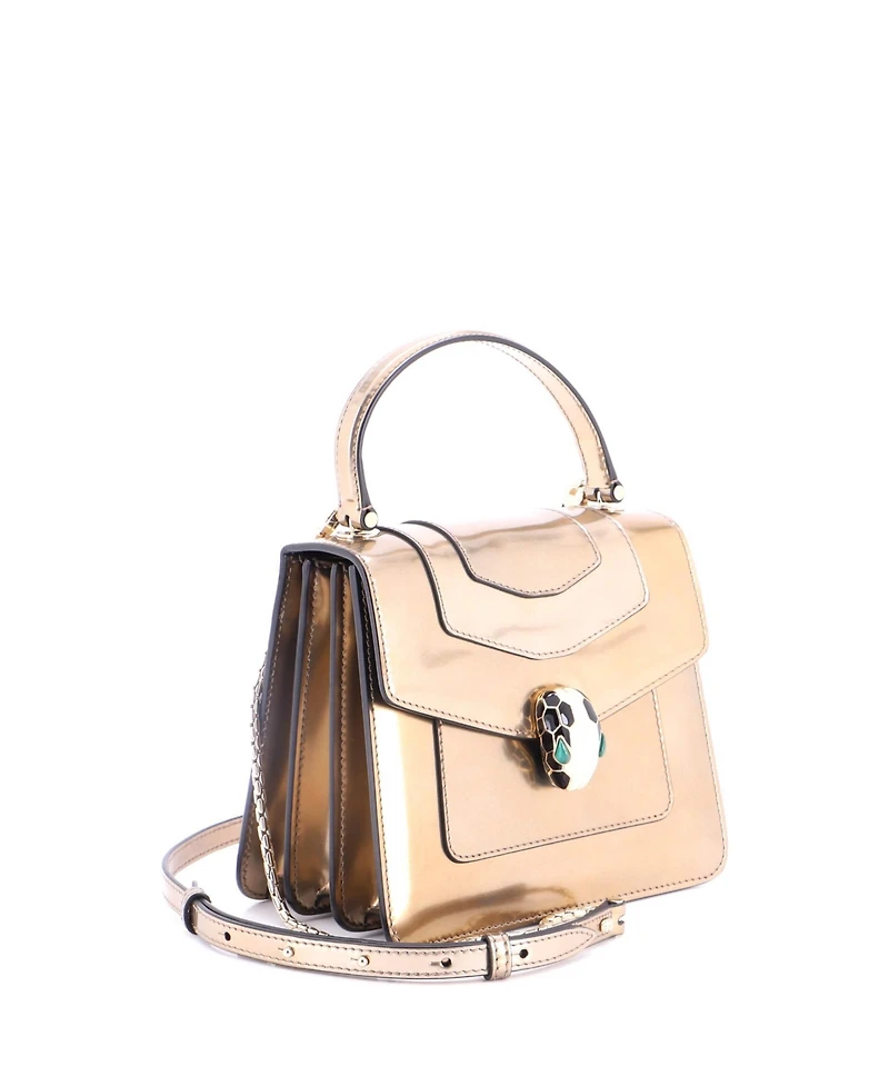 Pre-Owned Bvlgari Small Serpenti Top Handle Bag Patent