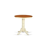 East West Furniture 5 Piece counter height Table and chair set-pub Table and 4 bar stools with backs
