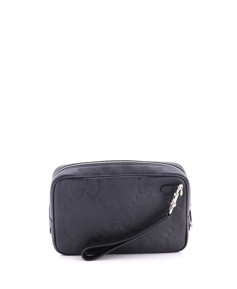 Pre-Owned Gucci Small Belt Bag Jumbo Gg Embossed Leather