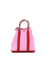Pre-Owned HERMES Garden File Tote Toile and Leather
